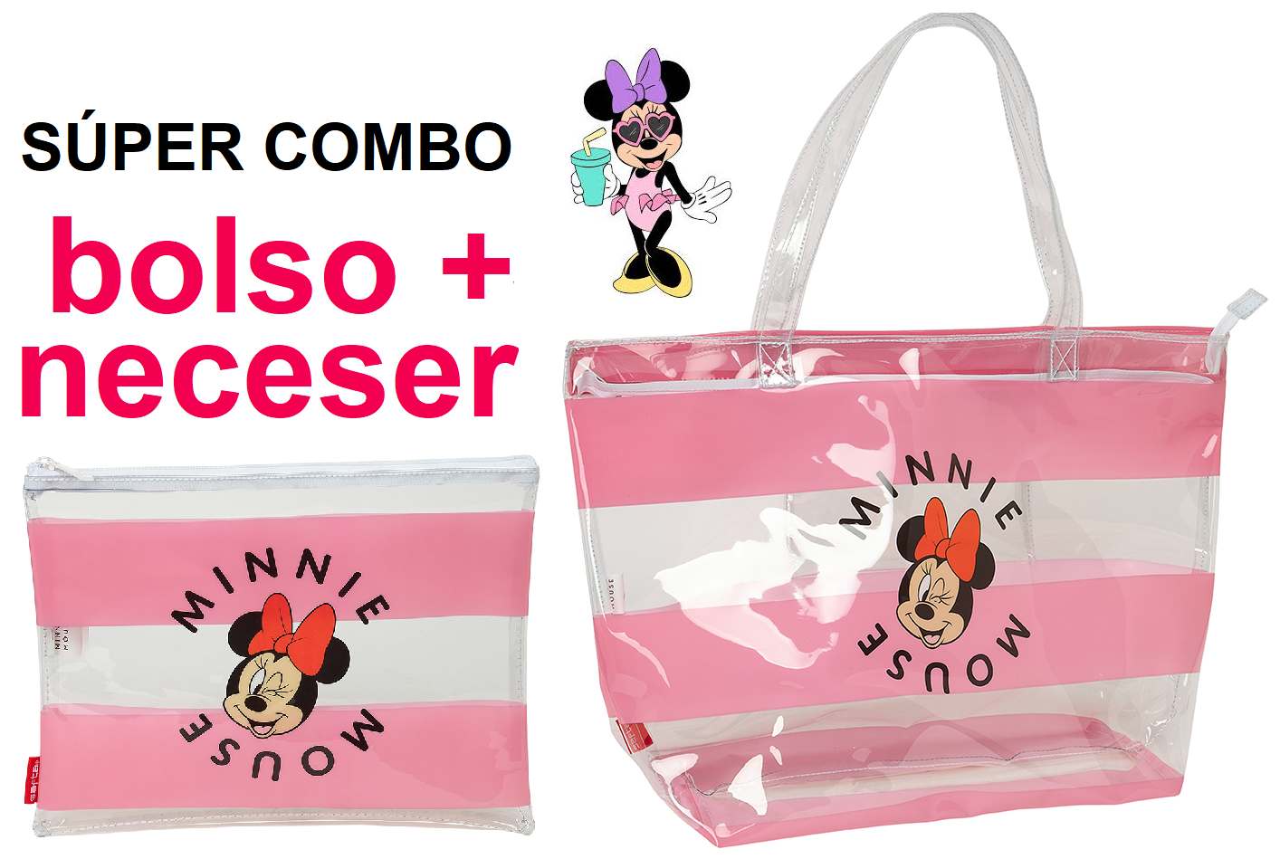 Combo playa Minnie Mouse